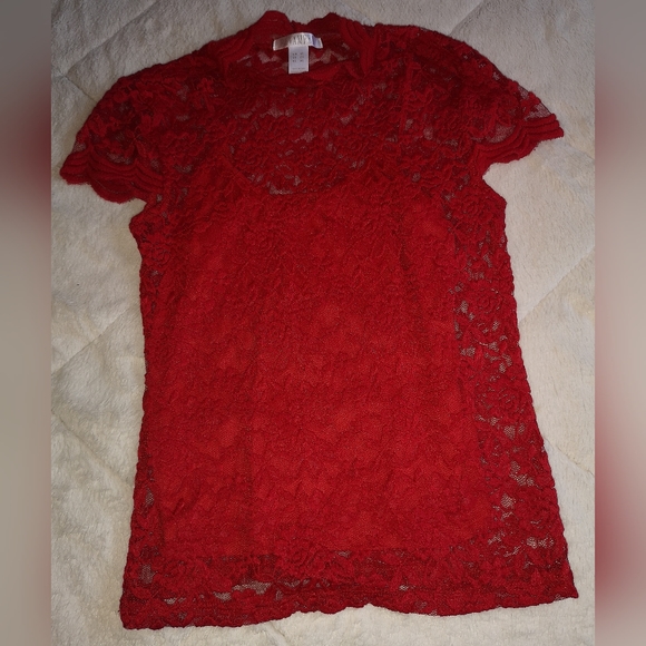 Revamped lace top. Size XS. - Picture 2 of 8